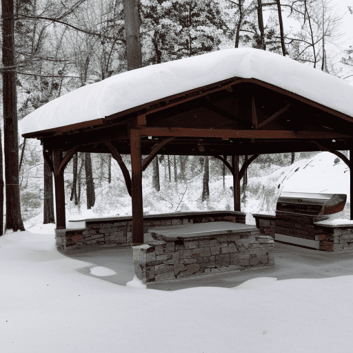 grillpavillo im schnee - Die Vorzüge eines Grillpavillons im Schnee